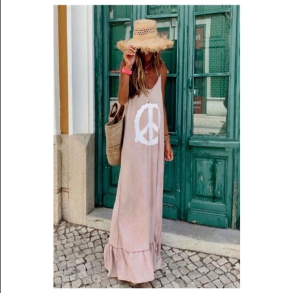 Peace Pink Dress